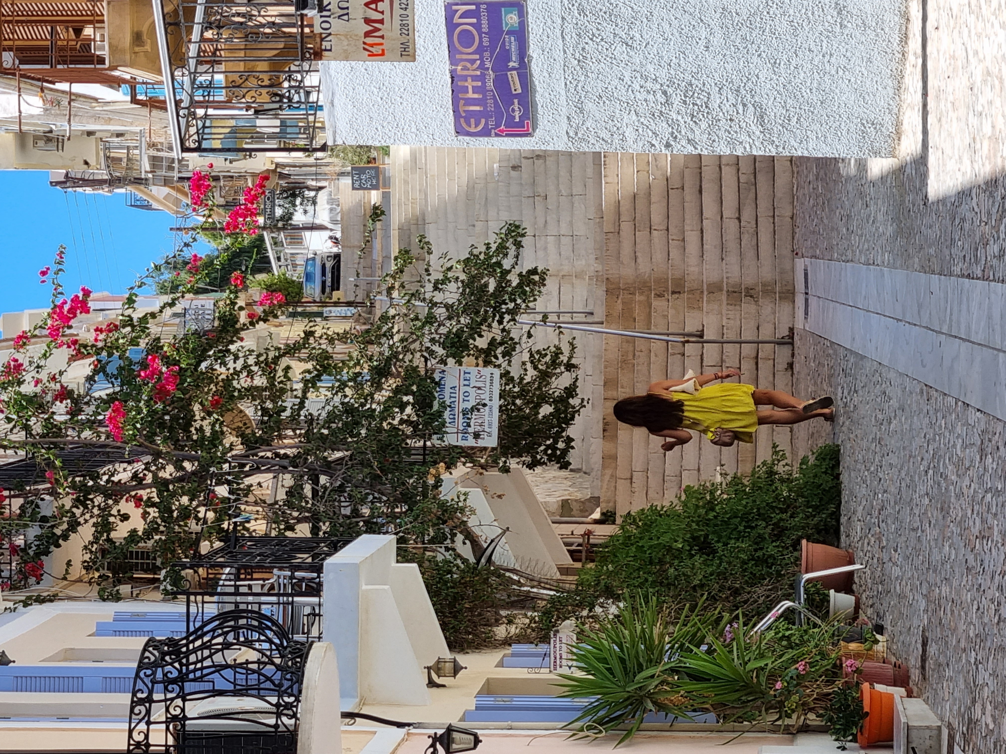 Steps up to Ethrion, Ermoupoli, Syros