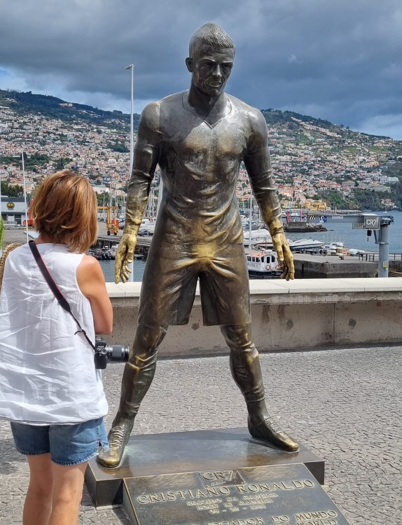 Statue of Cristiano Ronaldo at CR7 Museum, Funchal