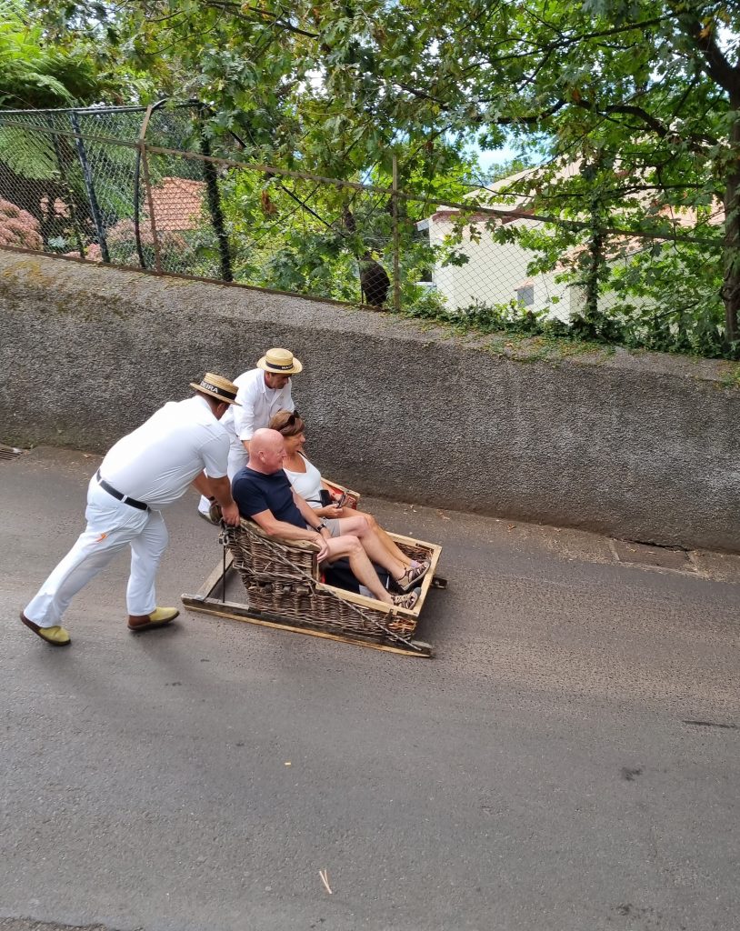 Wicker toboggan ride