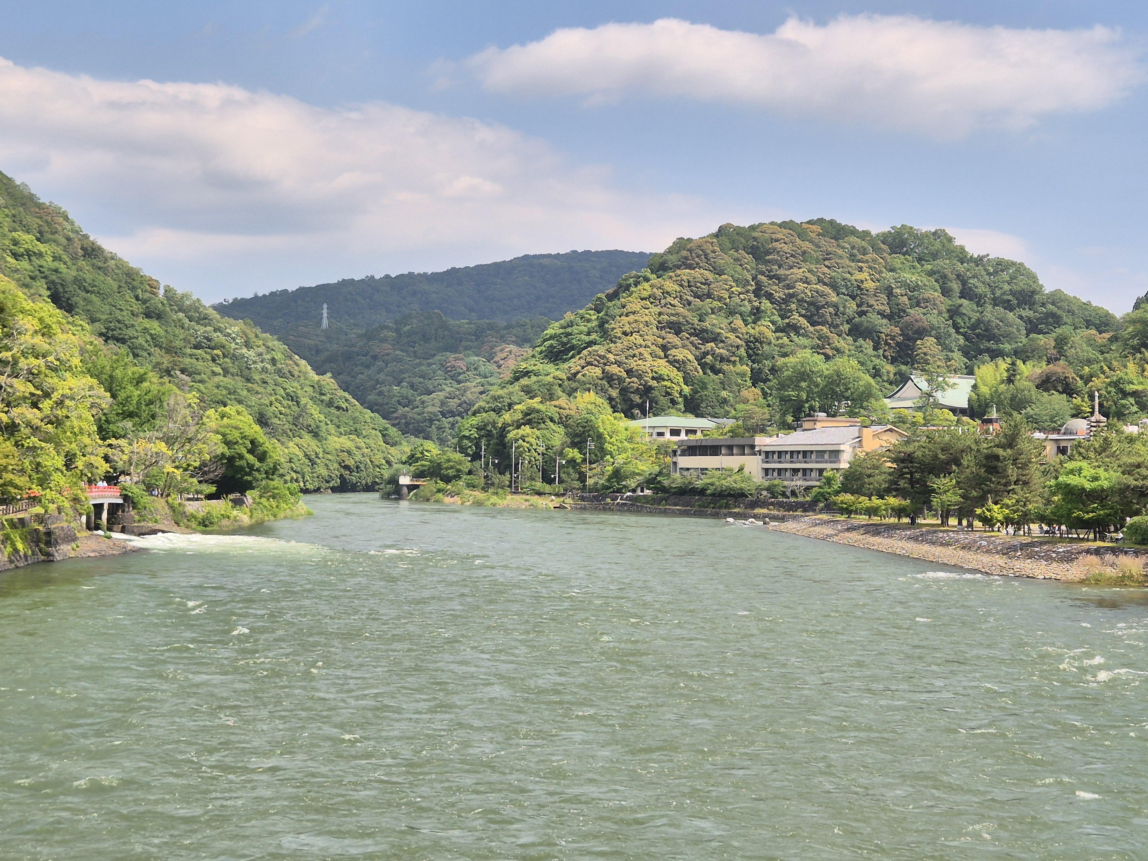Uji River view